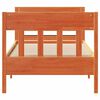 vidaXL Cama sem colch&atilde;o 75x190 cm madeira de pinho maci&ccedil;a castanho-mel