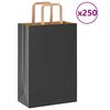 vidaXL Sacos de papel 250 unid com al&ccedil;as branco 21x11x31 cm