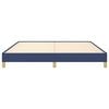 vidaXL Estrutura de cama sem colch&atilde;o 180x200 cm tecido azul