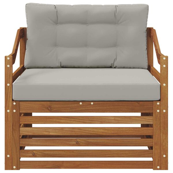 vidaXL Conjunto de Sof&aacute;s para Exterior Madeira S&oacute;lida de Ac&aacute;cia