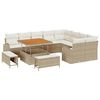 vidaXL Conjunto de Sof&aacute; de Jardim 12 unid. 11-N&uacute;mero de lugares