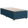 vidaXL Estrutura de cama 90x190 cm veludo azul