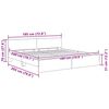 vidaXL Estrutura da Cama com cabeceira Madeira Antiga 180 x 200 cm