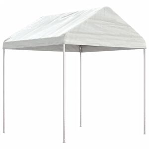 vidaXL Gazebo com telhado 2,28x2,23x2,69 m polietileno branco