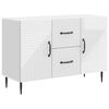 vidaXL Buffet Branco Brilhante 89 x 34,5 x 60 cm Derivados de Madeira