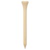 vidaXL Tees de golfe 1000 pcs 83 mm bambu