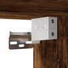 vidaXL Arm&aacute;rio de parede c/ portas vidro 102x37x35 cm carvalho fumado