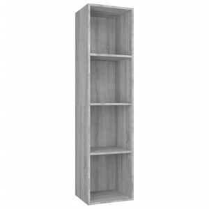 vidaXL Estante/M&oacute;vel de TV 36x30x143 cm madeira proc. sonoma cinza
