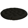 vidaXL Almofada para Cadeira Papasan VIANEN 100% Poli&eacute;ster Preto