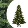 vidaXL &Aacute;rvore de Natal artificial com bolas 120 cm 150 LED