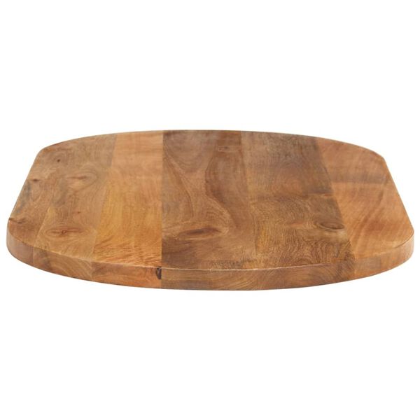 vidaXL Tampo de mesa oval 100x40x2,5 cm madeira de mangueira maciça