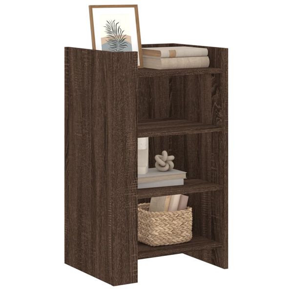 vidaXL Aparador 45x35x75 cm derivados de madeira carvalho castanho