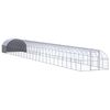 vidaXL Galinheiro de exterior 3x24x2 m a&ccedil;o galvanizado