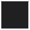 vidaXL Cortina de rolo com prote&ccedil;&atilde;o UV Preto 100 x 230 cm Poli&eacute;ster