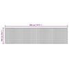 vidaXL Tapete retangular 100x400 cm bambu castanho