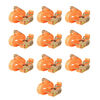 vidaXL Cintas fixa&ccedil;&atilde;o c/ roquete 10 pcs 0,4 toneladas 6mx25mm laranja
