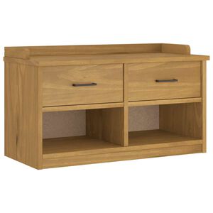 vidaXL Banco de entrada SANDNES 87x40x50 cm pinho maci&ccedil;o