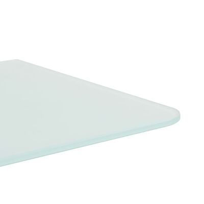 vidaXL Divisória privacidade p/ urinol parede 90x40 cm vidro temperado