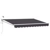 vidaXL Toldo Retr&aacute;til El&eacute;trico Antracite 3,5 x 2,5 m
