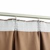 vidaXL Cortinas blackout c/ganchos 2pcs 140x225cm cinzento-acastanhado