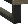 vidaXL Mesa de cabeceira preto 50x33x62 cm madeira de mangueira maci&ccedil;a