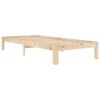 vidaXL Estrutura de cama 90 x 200 cm madeira de pinho maci&ccedil;a