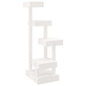 vidaXL &Aacute;rvore para gatos 45,5x49x103 cm madeira de pinho maci&ccedil;a branco