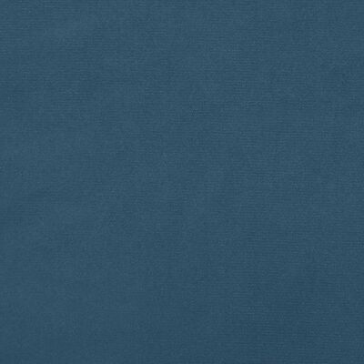 vidaXL Estrutura de cama 90x200 cm veludo azul-escuro