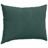 vidaXL Travesseiros de Sof&aacute; 2 pcs Verde Escuro 70 x 50 cm