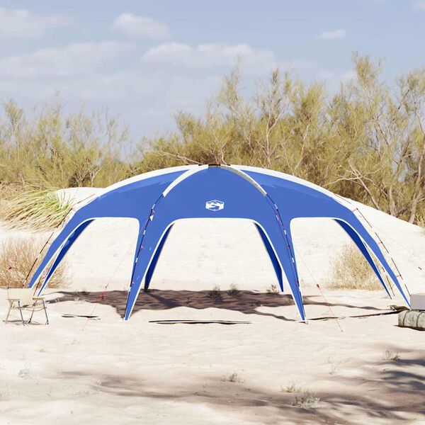 vidaXL Tenda de festas imperme&aacute;vel azul ciano