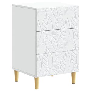 vidaXL Mesa-de-cabeceira Branco 43 x 39,5 x 66,5 cm