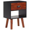 vidaXL Mesa de cabeceira 40x30x57 cm madeira de ac&aacute;cia maci&ccedil;a