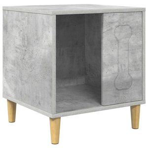 vidaXL Casinha para Cachorro Cinzento Cimento 44 x 42 x 49 cm