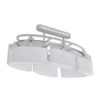 L&acirc;mpada de teto com vidro de sombras em forma oval para 6 E14 Bulbos