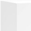 vidaXL 6pcs móveis de parede p/ TV c/ LEDs derivados de madeira branco
