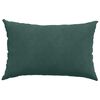 vidaXL Travesseiros de Sof&aacute; 2 pcs Verde-escuro 60 x 40 cm