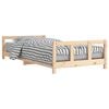 vidaXL Estrutura de cama infantil 90x190 cm madeira de pinho maci&ccedil;a