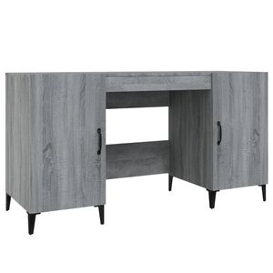 vidaXL Secret&aacute;ria 140x50x75 cm derivados de madeira cinzento sonoma