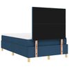 vidaXL Cama Box com colch&atilde;o com cabeceira Azul 120 x 190 cm tecido