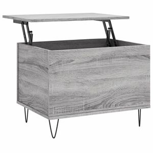 vidaXL Mesa de centro 60x44,5x45 cm derivados de madeira cinza sonoma