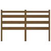 vidaXL Cabeceira de cama 146x4x100 cm pinho maci&ccedil;o castanho mel