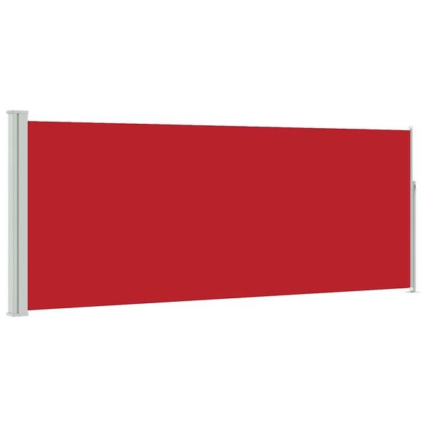 vidaXL Toldo lateral retr&aacute;til 120x300 cm vermelho