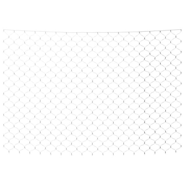 vidaXL Rede luzes de natal 4x4 m 544 luzes LED int/ext branco frio