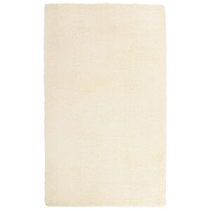 vidaXL Tapete shaggy de pelo alto NAVARRA 60x100 cm poli&eacute;ster creme