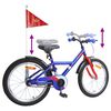 vidaXL Bicicleta Infantil 18 Polegadas para 5-7 anos Azul Escuro