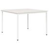 vidaXL Mesa de jantar Branco 110 x 110 x 75 cm