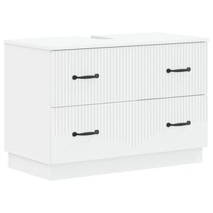 vidaXL Arm&aacute;rio para Pia de Banheiro HOORN Branco 82 x 41 x 56 cm