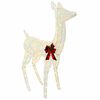 vidaXL Rena de Natal 3D LOVIISA 200 LED Branco quente 96 x 40 x 140 cm