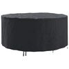 vidaXL Capa para M&oacute;veis 200 x 200 x 71 cm Tecido Oxford 210D Redondo