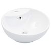 vidaXL Lavat&oacute;rio com extravasamento 46,5x18 cm cer&acirc;mica branco